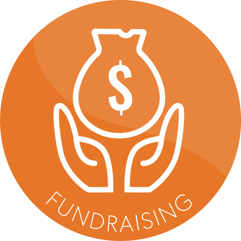 Fundraising money icon